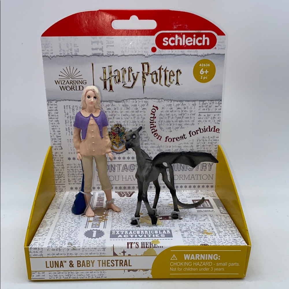 Schleich Harry Potter Luna Lovegood & Baby Thestral Figurine Set 42636